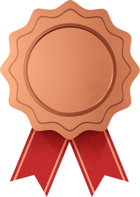 Bronze Medal with Ribbon