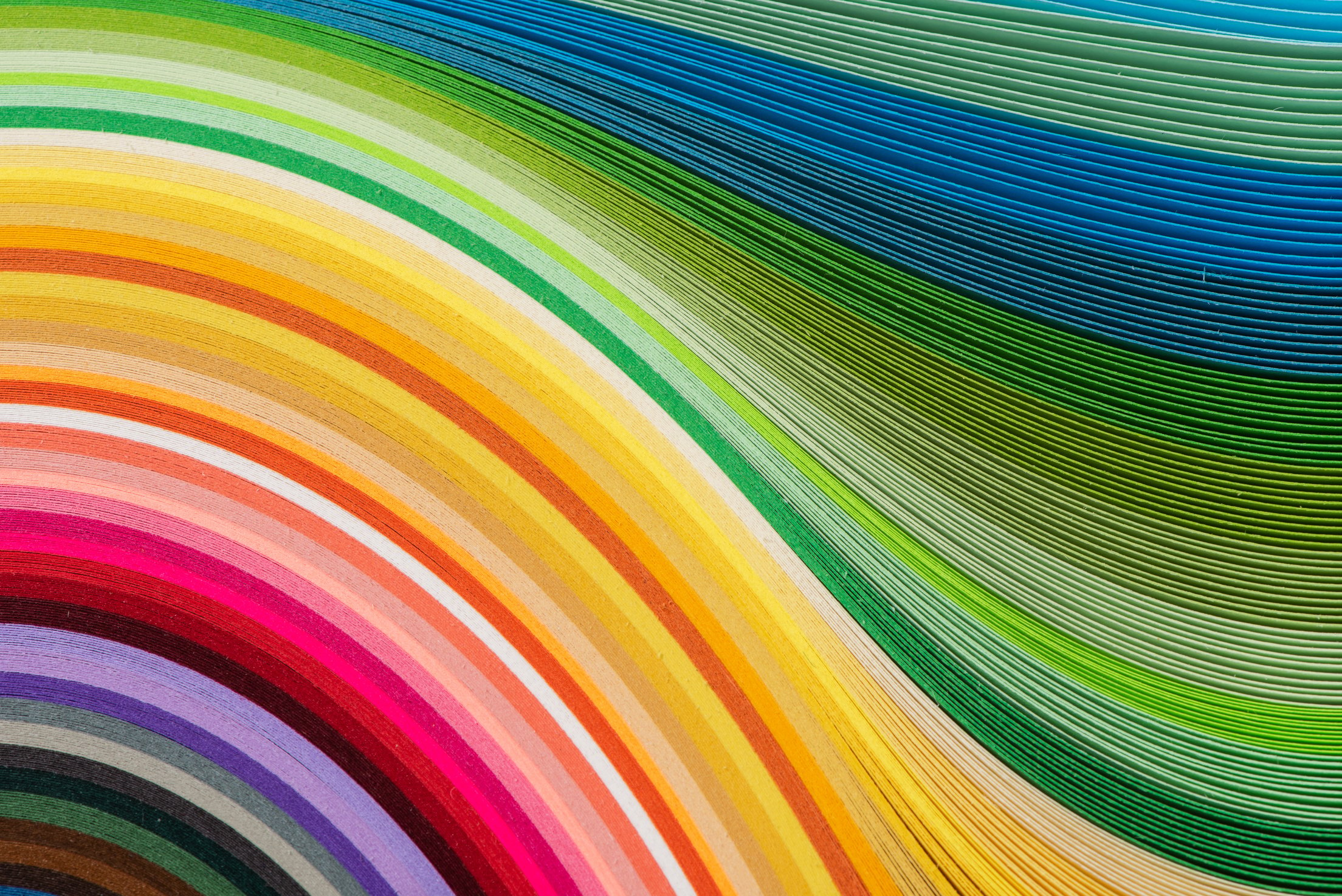 rainbow colors paper composition.Color spectrum banner. Colorful striped pattern background.