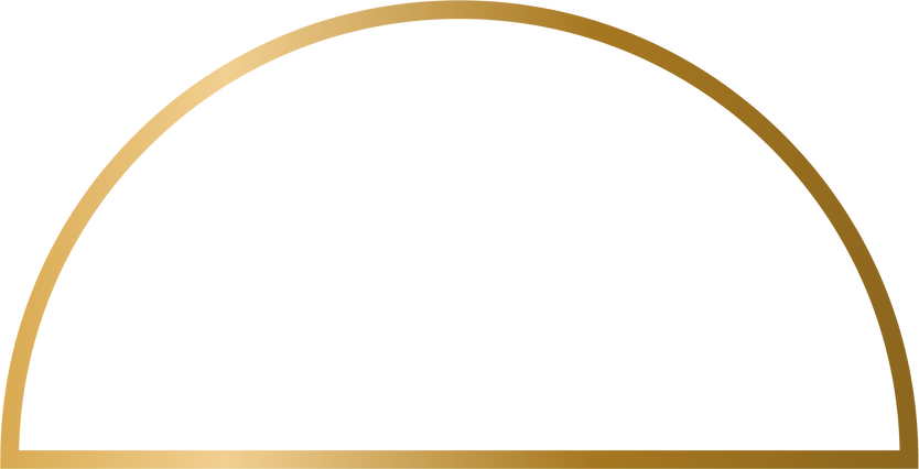 Gradient Gold Arch Frame