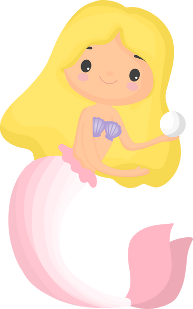 Mermaid Cartoon Character Illustration