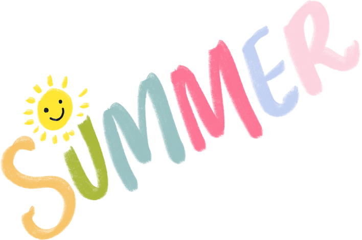 Summer Text Lettering