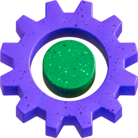 3D Buildable Mindmap Cogwheel