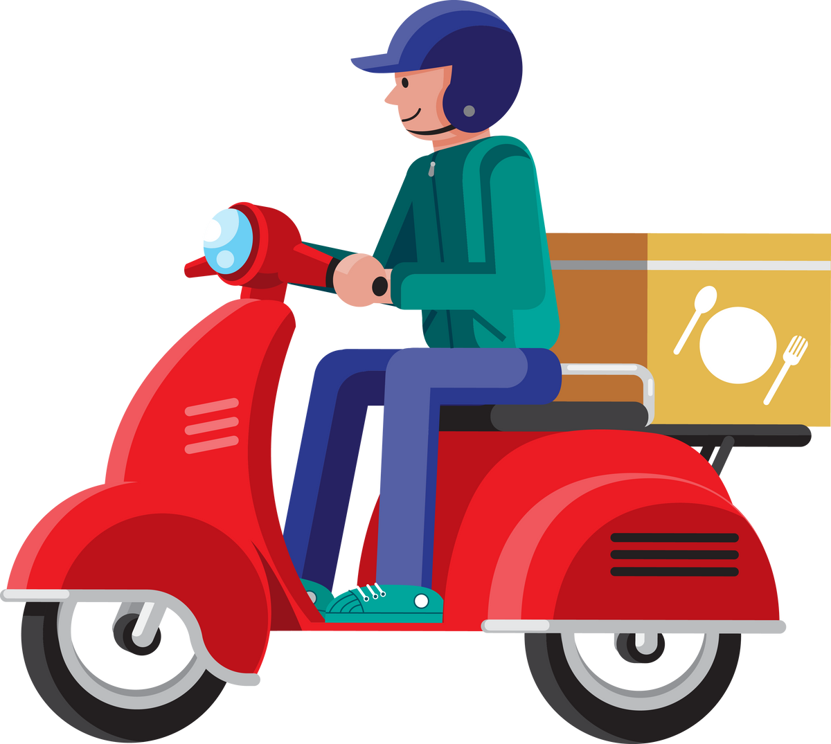 Food Delivery Illustration