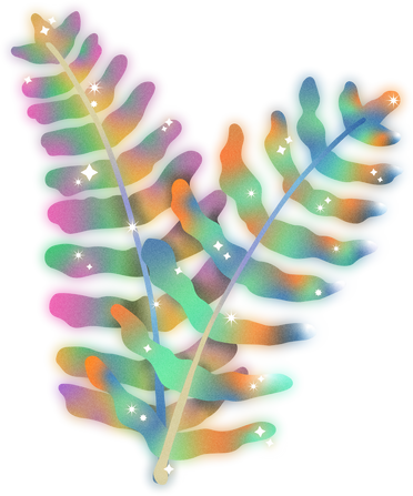 Dreamy Psychedelic Fern