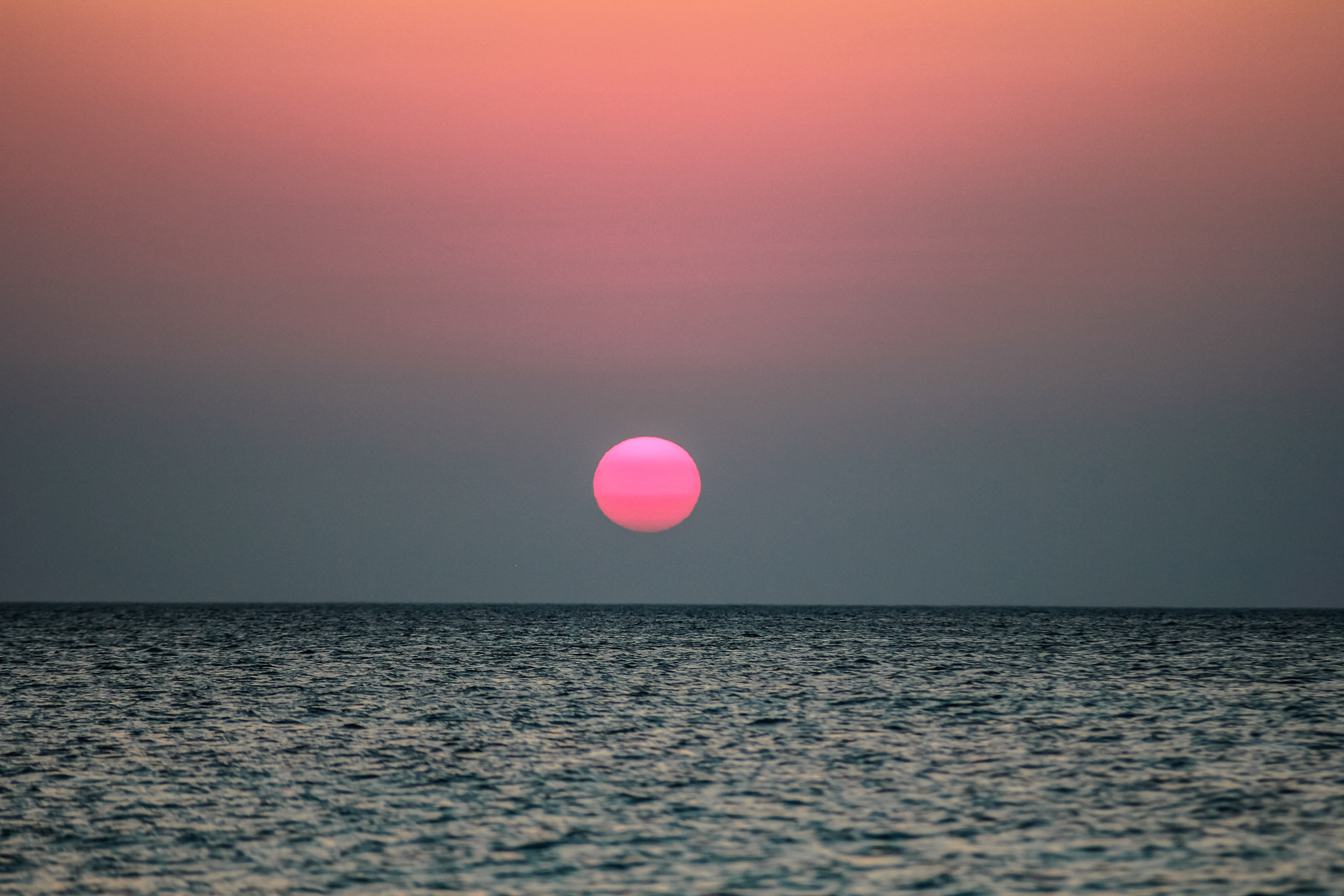 Ocean Waters during Sunset