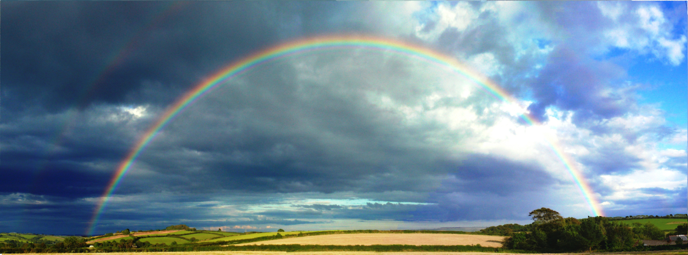 Rainbow on a Cloudy