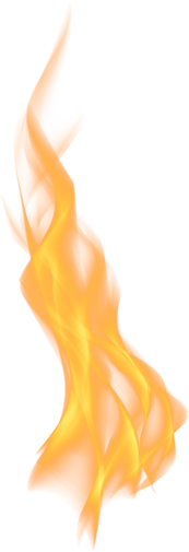 Orange Flame Illustration 